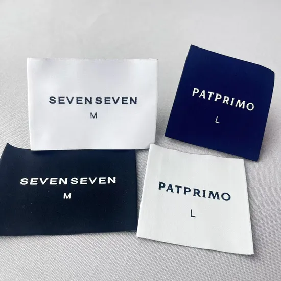 China Factory Support OEM ODM Custom 3D Embossed Iron on Rubber Logo Labels Woven Label Clothing Label