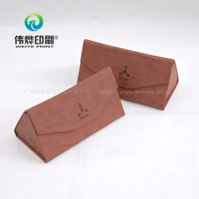 Red Leatherette Paper Printing Cardboard Gift Packaging Box (for Electronic Product)